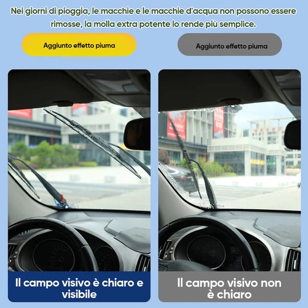 Servofreno a molla di compressione del braccio del tergicristallo