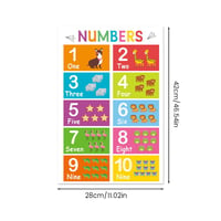 Colorful Educational Posters（16PCS/SET ）