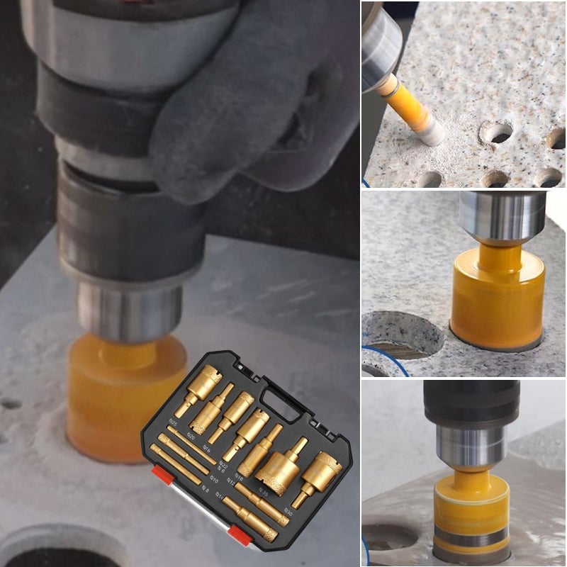 12-Piece Dry Tile Hole Saw Set