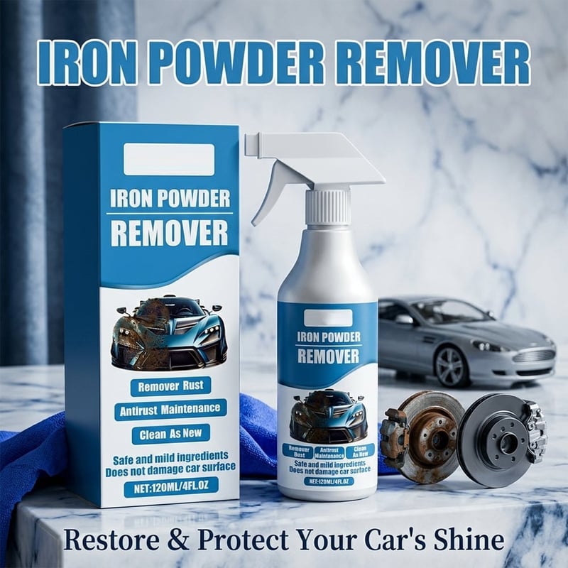 Car Iron Powder Rust Remover Spray