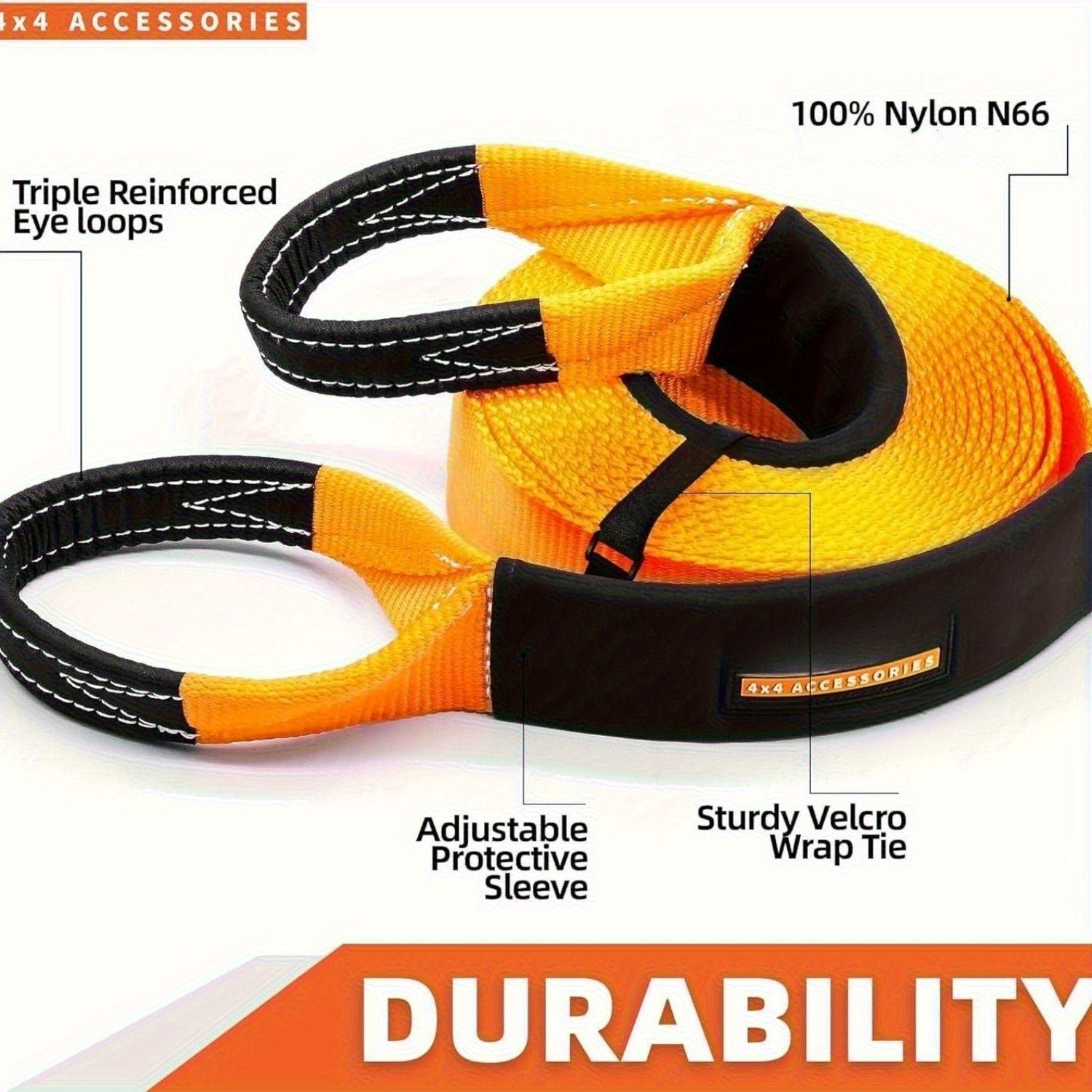 Sakerplus Heavy Duty Tow Recovery Kit