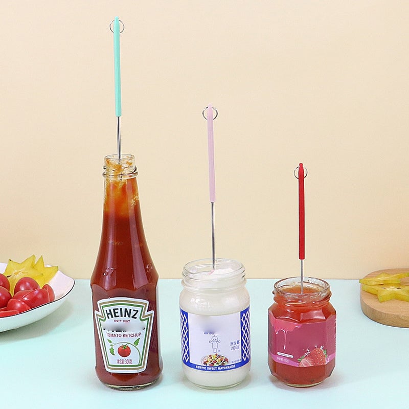 Mini spatola telescopica in silicone