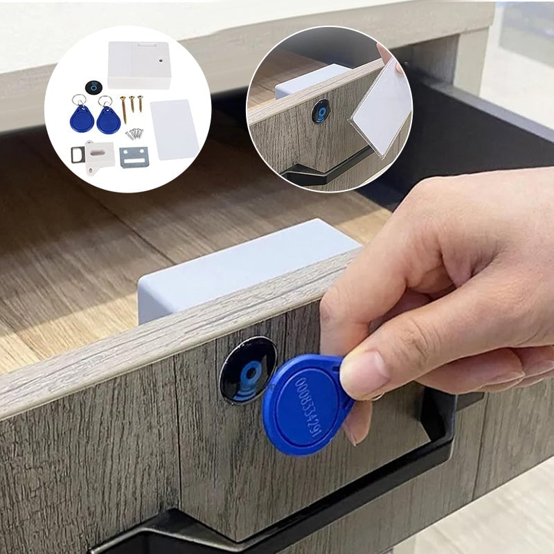 Elektronisk skaplås DIY for treskuffeskap