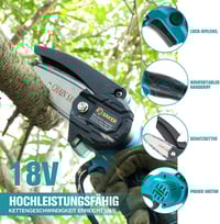 Saker 4/6 Zoll Mini Akku Kettensäge Einhandsäge