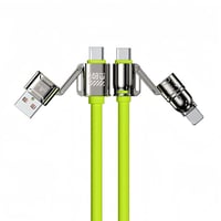 Liquid Silicone 4-in-1 Fast Charging Cable
