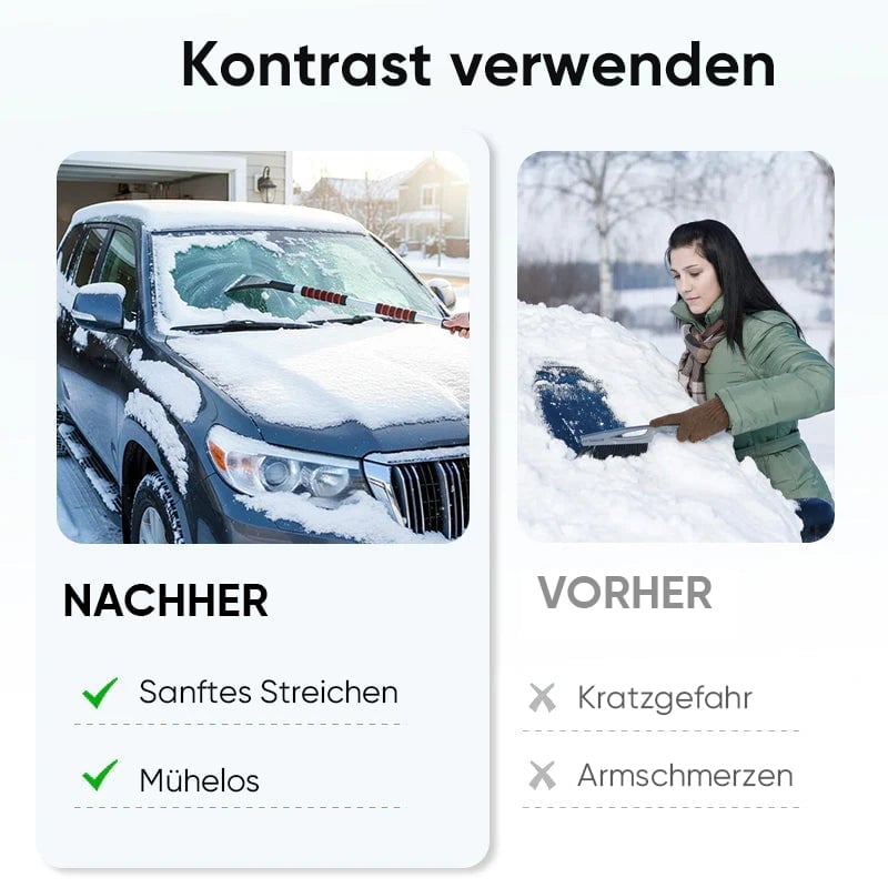 Sakerplus® Ausziehbarer Auto-Schnee- und Eiskratzer