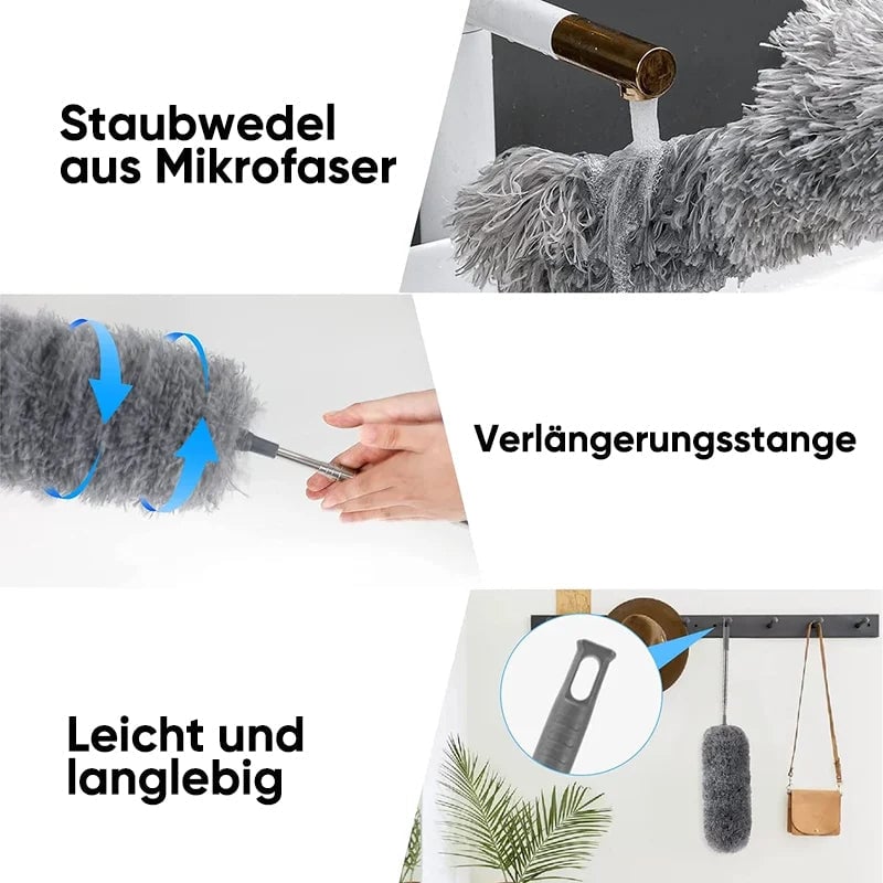 🌈✨Einziehbarer Staubbürsten-Staubwedel