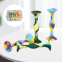 HugOutdoor Dartpfeile mit Saugnapf, farbig, 10 Stück