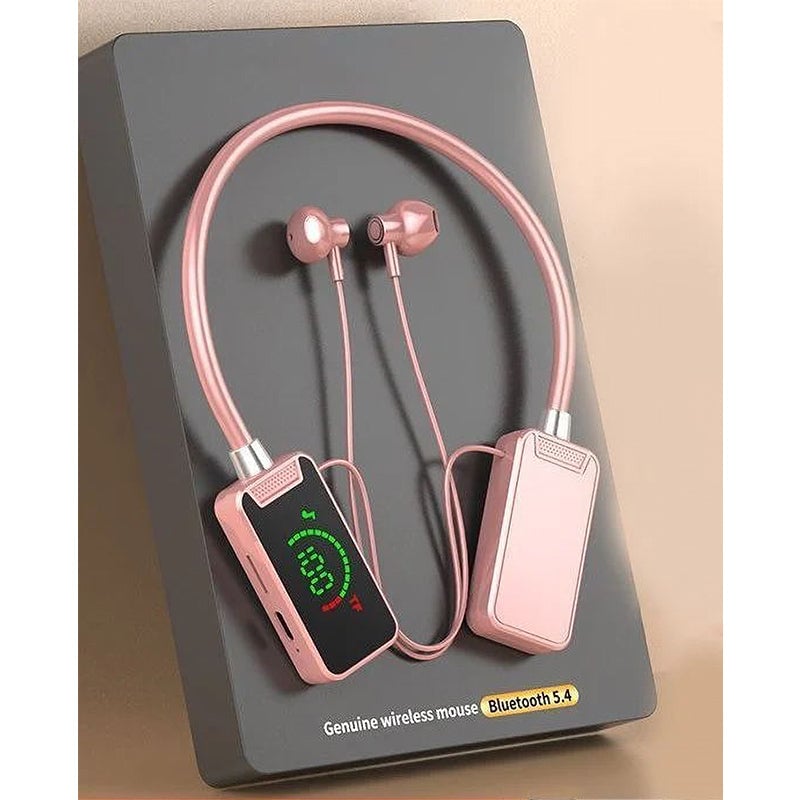 Bluetooth headset med digital display og nakkebøjle