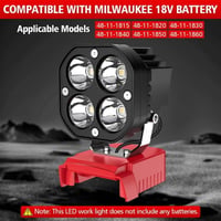 Sakerplus® Portable LED Work Light for 18V Battery
