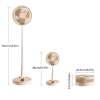 Floor standing portable fan