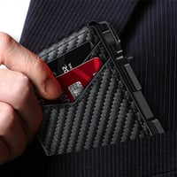 RFID-Tyverisikringskortholder i Metall for Menn