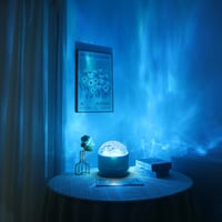 Aurora water ripple atmosphere light