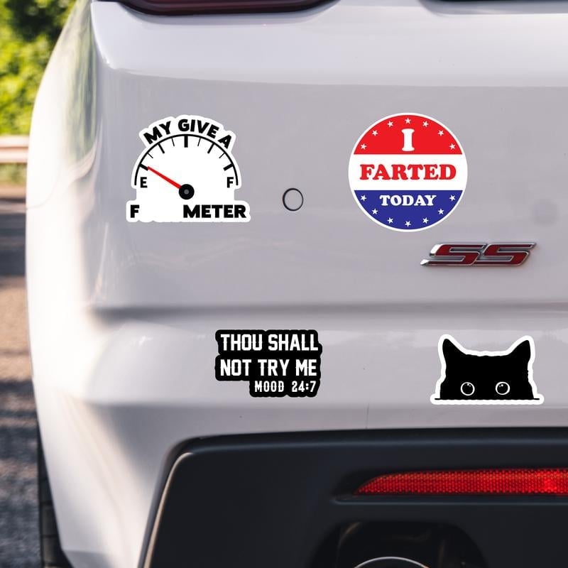 ✨ Set of 130 Pcs Funny Saying Stickers