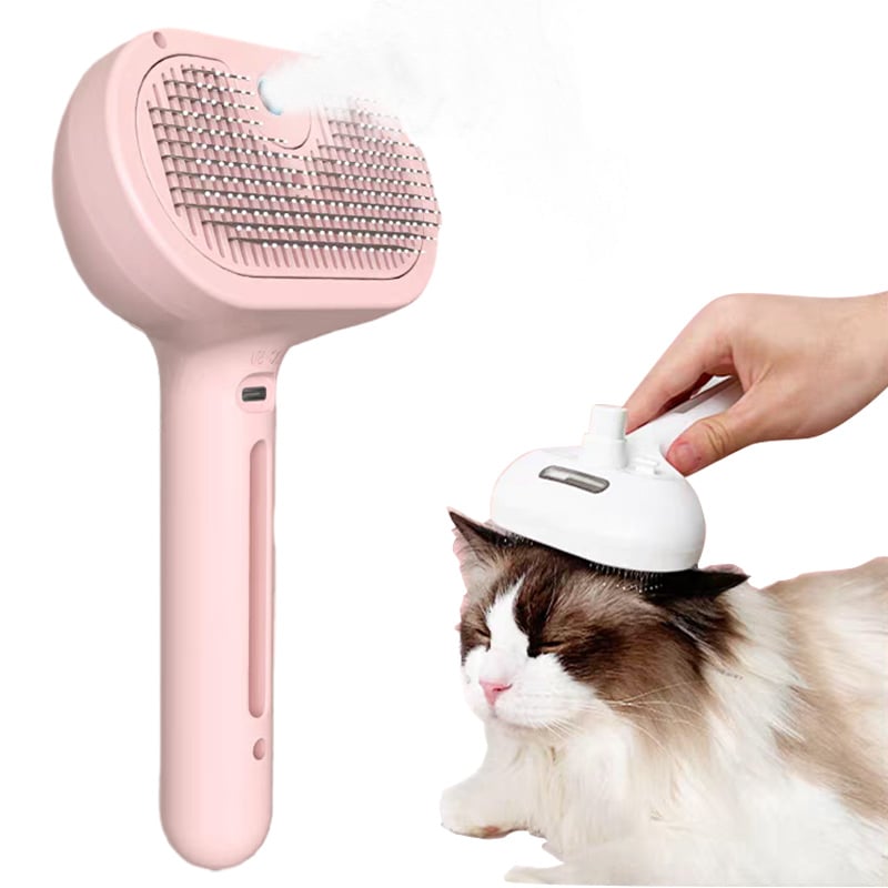 Spray-Katzenbürste