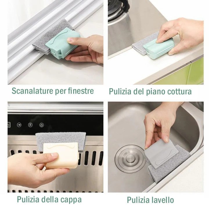 Spazzole per la pulizia delle scanalature delle finestre delle porte