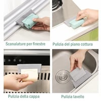 Spazzole per la pulizia delle scanalature delle finestre delle porte