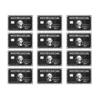 Set of 4 Credit Card Skin Vinyl Stickers
