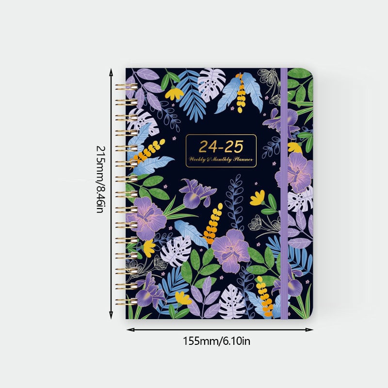 2025 Flower Weekly and Monthly Planner