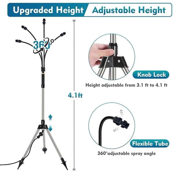 Sakerplus Adjustable Misting Cooling System