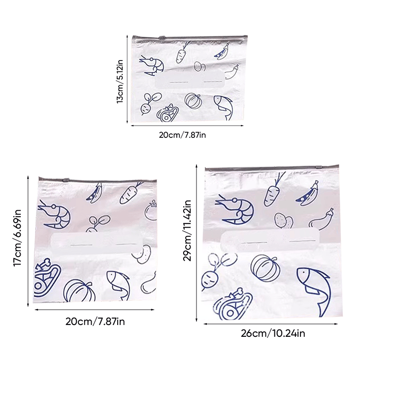 Aluminum Foil Antibacterial Sealing Bag (10 pcs)