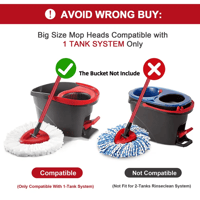 Triangular disc floor brush rotating mop head