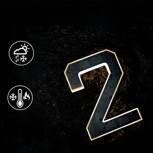 Solar-Powered Outdoor House Number Light