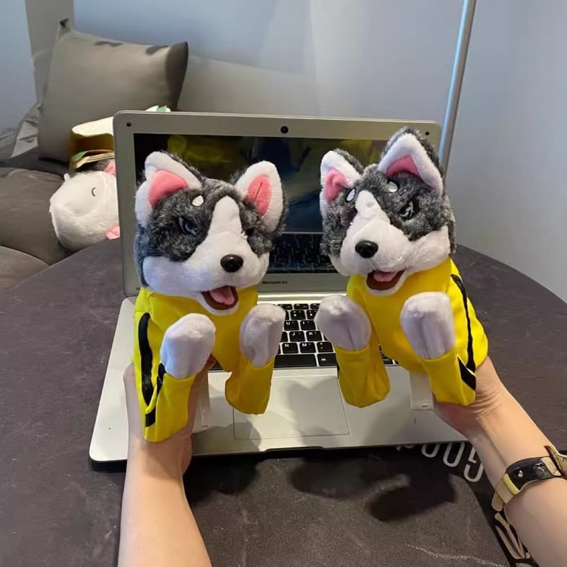 Fighting Boxing Dog Hand Puppet