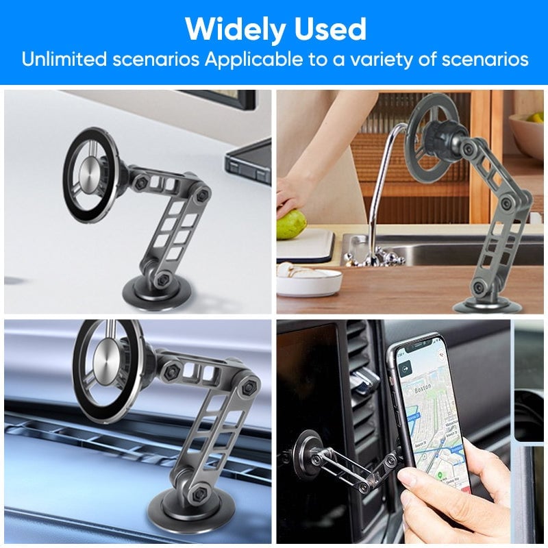 Rotating Car Robotic Arm Magnetic Bracket