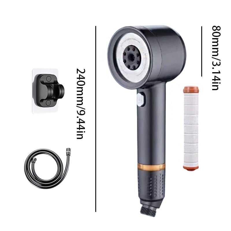 Filtered High-Pressure Shower Head Set