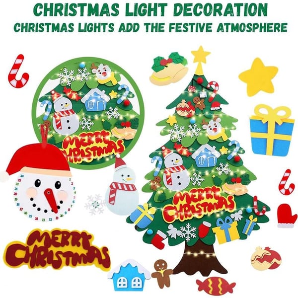 Sakerplus® DIY Felt Christmas Tree Decoration