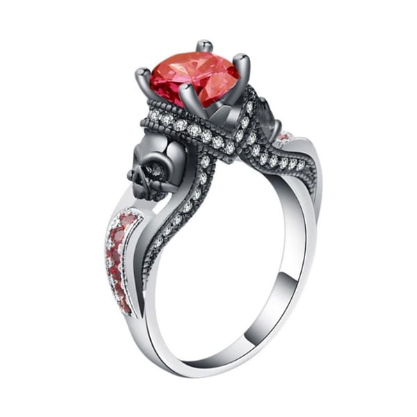 New Black Skull Ring