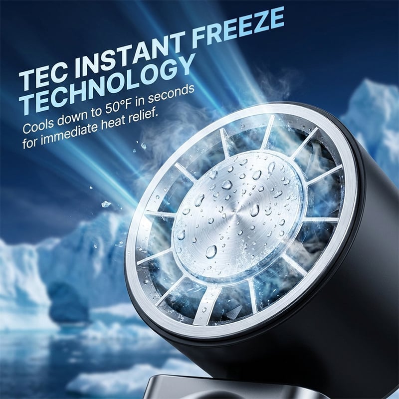 Handheld Power Bank Ice Compression Fan