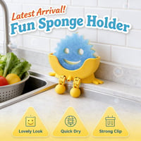Smiley Dishwashing Sponge Holder