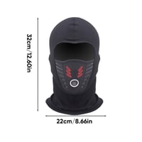 Winterliche, winddichte Thermo-Fleece-Gesichtsmaske für Radfahren und Outdoor-Sportarten.
