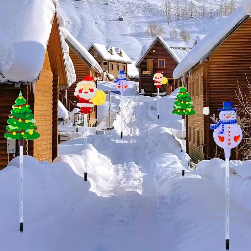 Solar-Powered Christmas Atmosphere Lights