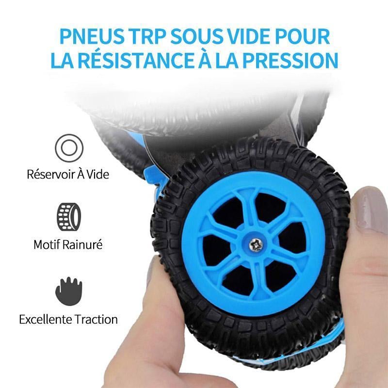 Voiture de Jouet Cascadeur Rotative Télécommandée Avec Batterie