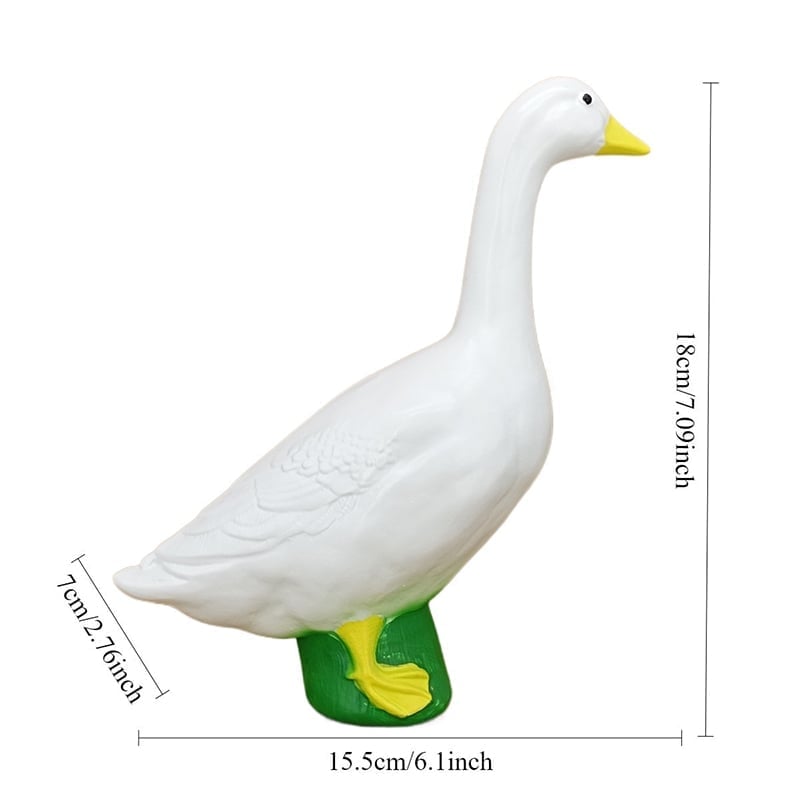 Charming Porch Goose Statue