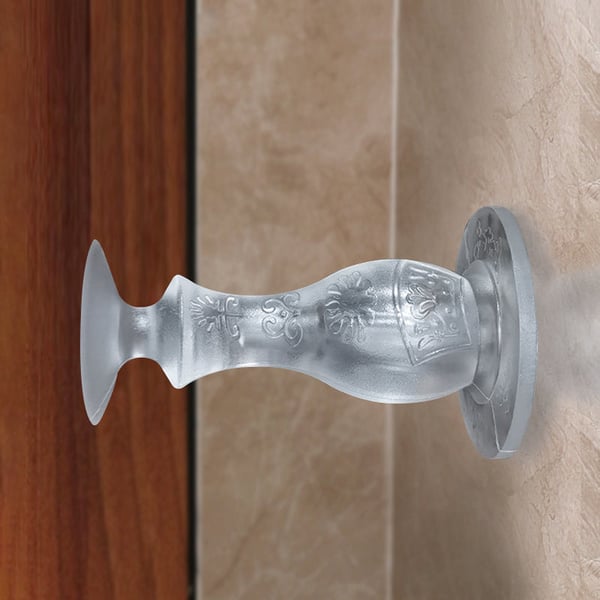 Arrêt de porte anti-collision en silicone transparent