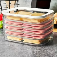 Multi-Layer Food Storage Box with Lid