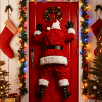 🎅Santa Claus Door Sticker Decoration