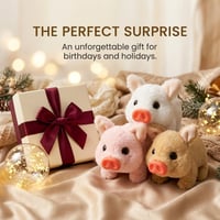 Interactive Joyful Plush Companion Pig