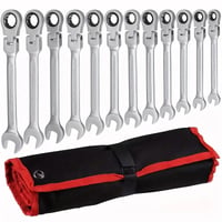 Sakerplus® Flex Head Ratcheting Wrench Set