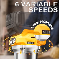 Sakerplus Cordless Compact Router With Battery