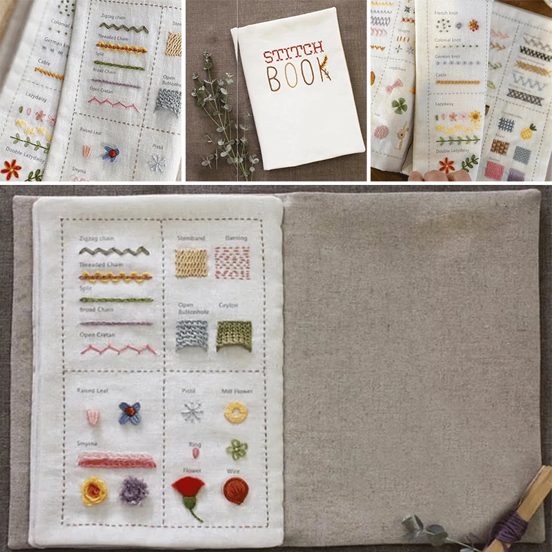 Sakerplus All-Scenario Embroidery Stitch Book Kit