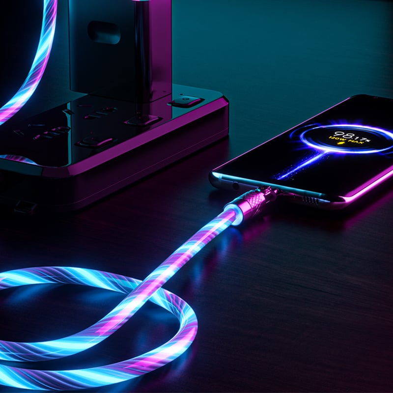 Rotating head streamer data cable