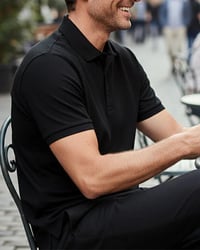 T-Shirt Herren Schnelltrocknend Kurzarm Revers