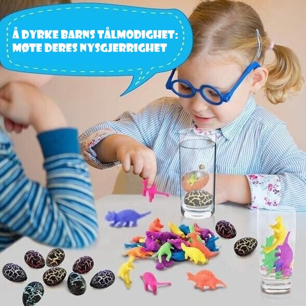 Magisk klekking Dyrking av dinosaur egg