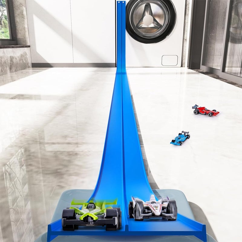 DIY Dual-Lane PVC Car Track