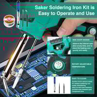 Sakerplus Adjustable Temperature Soldering Iron Kit
